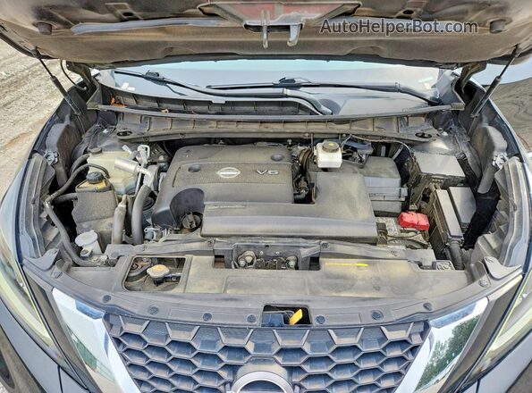 5N1AZ2BS8PC114501 2023 NISSAN MURANO Black Engine compartment view