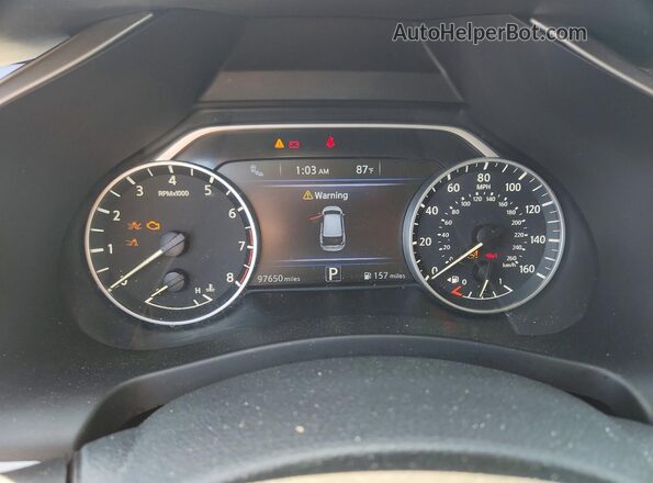 5N1AZ2BS9MC143386 2021 NISSAN MURANO Серебряный Вид щитка приборов