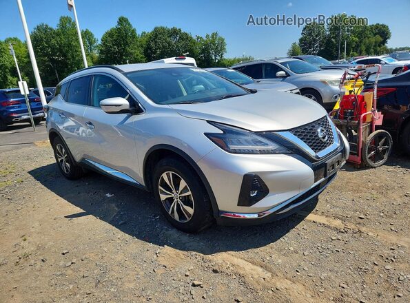 5N1AZ2BS9MC143386 2021 NISSAN MURANO Серебряный Передняя правая четверть