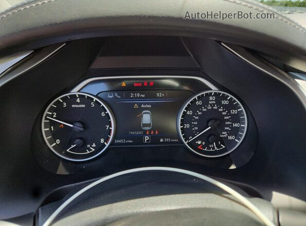 5N1AZ2CJ2RC119959 2024 NISSAN MURANO White Vista del cuadro de instrumentos