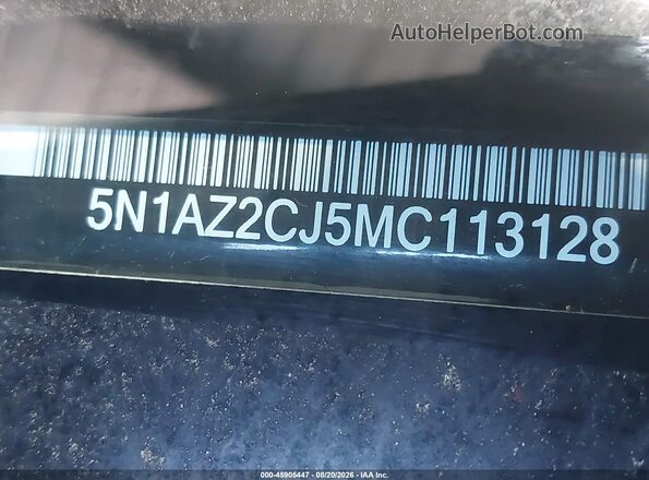 5N1AZ2CJ5MC113128 2021 NISSAN MURANO Белый Вид подкапотного пространства