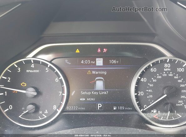 5N1AZ2CJXMC109348 2021 NISSAN MURANO Black Widok tylnych siedzeń