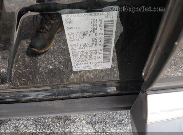 5N1AZ2CJXMC109348 2021 NISSAN MURANO Black Widok komory silnika
