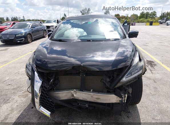 5N1AZ2CJXMC109348 2021 NISSAN MURANO Black Widok wnętrza z tyłu