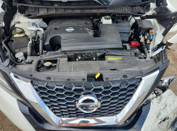 5N1AZ2CS0MC119475 2021 NISSAN MURANO White Vista del compartimento del motor