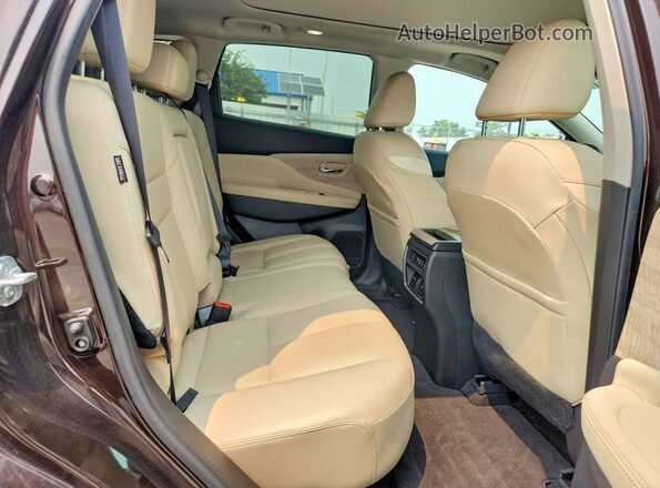 5N1AZ2CS0MC136647 2021 NISSAN MURANO Brown Widok tylnych siedzeń