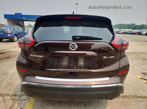 5N1AZ2CS0MC136647 2021 NISSAN MURANO Brown Widok z tyłu
