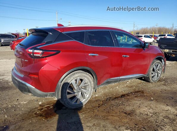 5N1AZ2CS2MC131949 2021 NISSAN MURANO Maroon Tył prawy