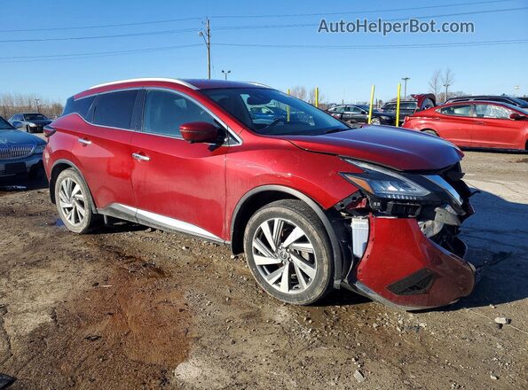 5N1AZ2CS2MC131949 2021 NISSAN MURANO Maroon Przód prawy