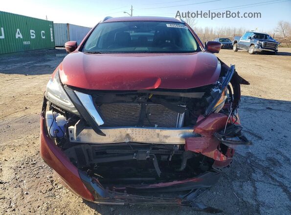 5N1AZ2CS2MC131949 2021 NISSAN MURANO Maroon Widok z przodu