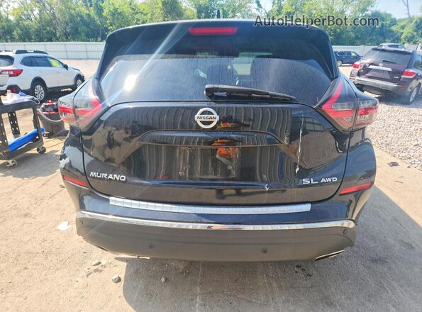 5N1AZ2CS3NC107290 2022 NISSAN MURANO Black Հետևի տեսք