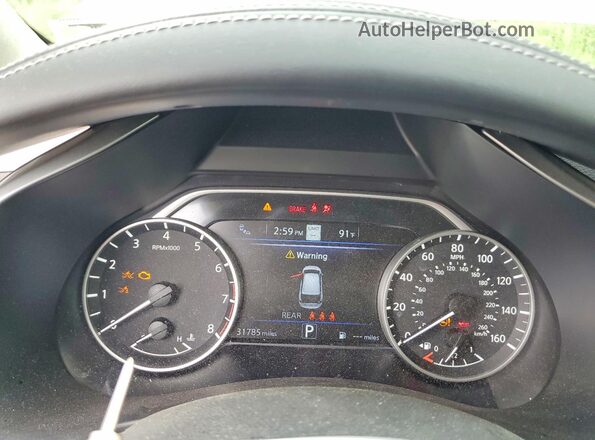 5N1AZ2CS3RC107733 2024 NISSAN MURANO Gray Widok zestawu wskaźników