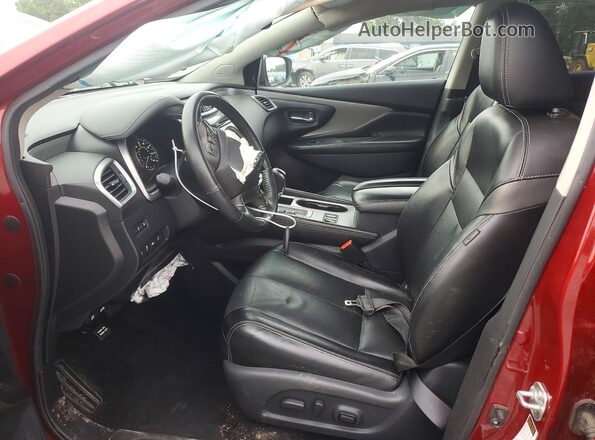 5N1AZ2CS4MC102162 2021 NISSAN MURANO Burgundy Вид салону спереду