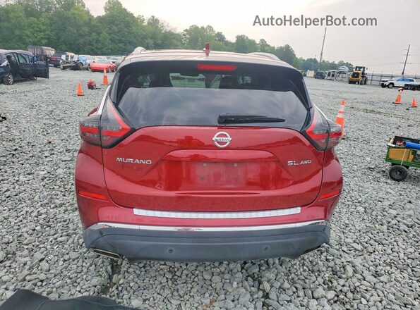 5N1AZ2CS4MC102162 2021 NISSAN MURANO Burgundy Вид ззаду