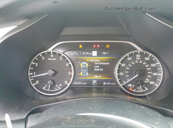 5N1AZ2CS4MC102162 2021 NISSAN MURANO Burgundy Вид щитка приладів