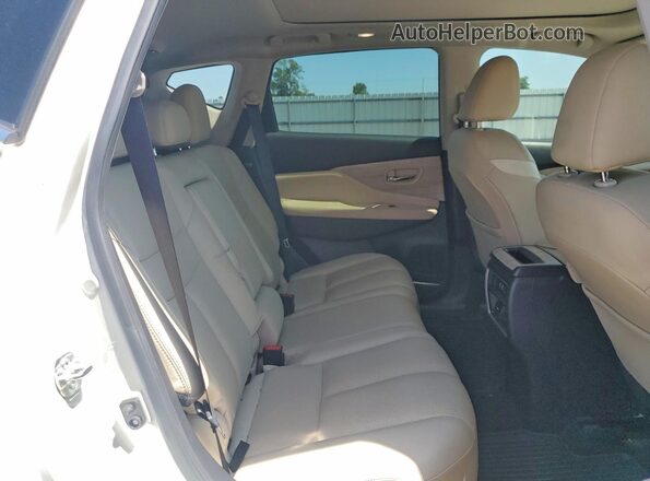 5N1AZ2CS6LN157960 2020 NISSAN MURANO White Widok wnętrza z tyłu