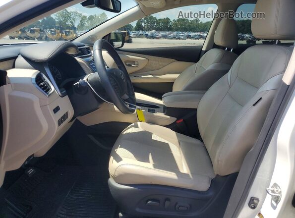 5N1AZ2CS6LN157960 2020 NISSAN MURANO White Widok wnętrza z przodu