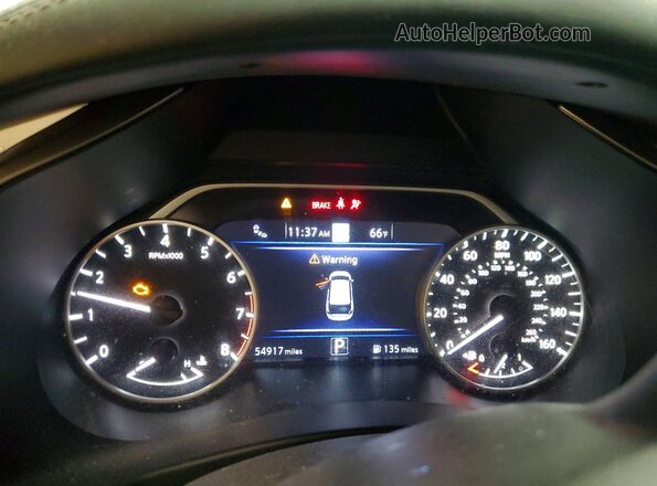 5N1AZ2CS7LN141346 2020 NISSAN MURANO Silver ხელსაწყოთა პანელის ხედი