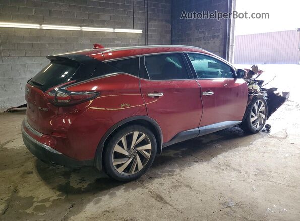 5N1AZ2CS8LN134308 2020 NISSAN MURANO Красный Задняя правая четверть