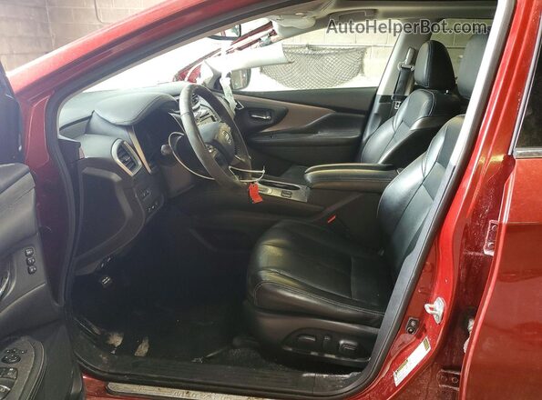 5N1AZ2CS8LN134308 2020 NISSAN MURANO Красный Вид салона спереди
