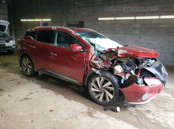 5N1AZ2CS8LN134308 2020 NISSAN MURANO Красный Передняя правая четверть