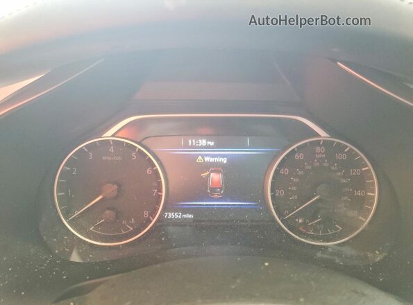 5N1AZ2CS8LN134308 2020 NISSAN MURANO Красный Вид щитка приборов