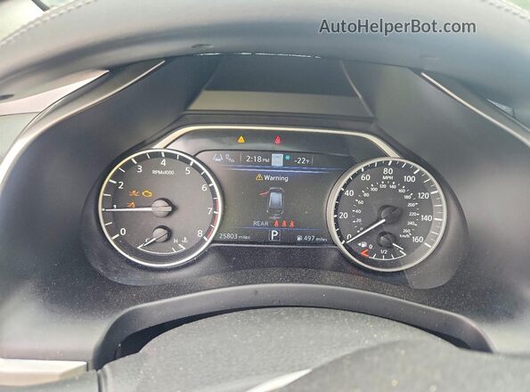 5N1AZ2CS8PC120555 2023 NISSAN MURANO Gray Вид щитка приладів