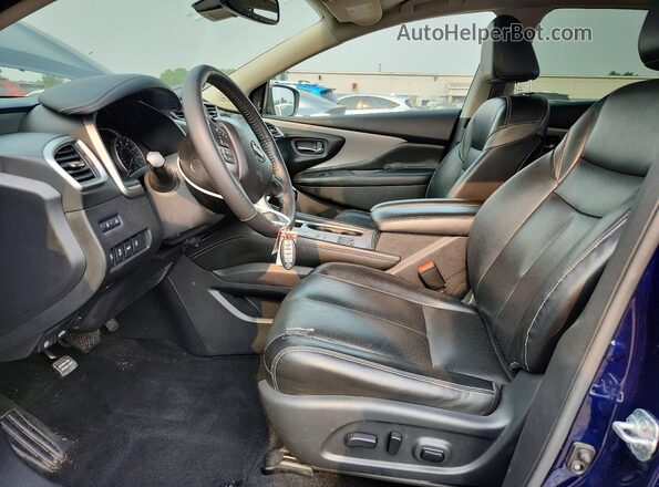 5N1AZ2CSXLN149540 2020 NISSAN MURANO Blue Vista interior delantera