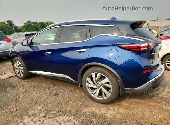 5N1AZ2CSXLN149540 2020 NISSAN MURANO Blue Trasero izquierdo