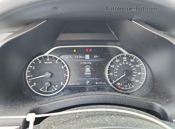 5N1AZ2DJ4MC103303 2021 NISSAN MURANO Оранжевый Вид щитка приборов