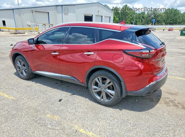 5N1AZ2DJ4MC105228 2021 NISSAN MURANO Темно-бордовый Задняя левая четверть