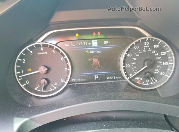 5N1AZ2DJ4MC105228 2021 NISSAN MURANO Темно-бордовый Вид щитка приборов