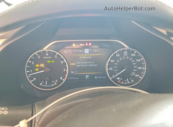 5N1AZ2DS8LN155464 2020 NISSAN MURANO White Սարքավորումների վահանակի տեսք