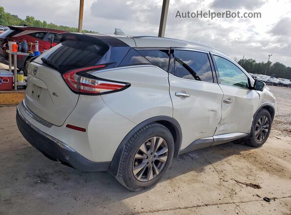 5N1AZ2MG2HN128215 2017 NISSAN MURANO Белый Задняя правая четверть