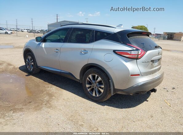 5N1AZ2MG3HN178654 2017 NISSAN MURANO Серебряный Задняя левая четверть
