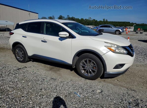 5N1AZ2MG6GN158381 2016 NISSAN MURANO Белый Вид салона спереди