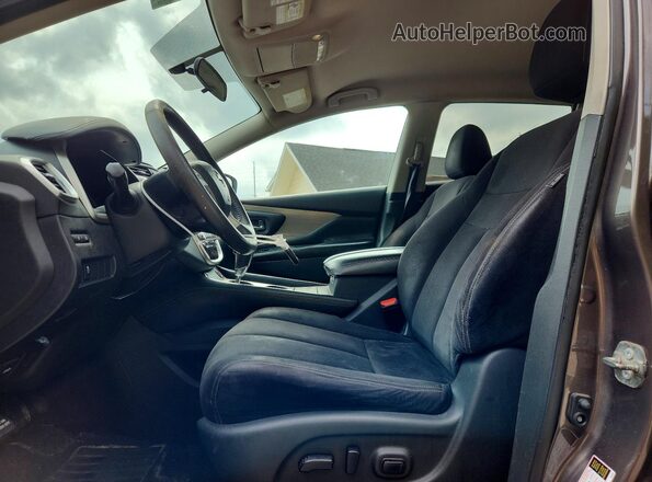 5N1AZ2MH0HN103998 2017 NISSAN MURANO Charcoal Vista interior delantera