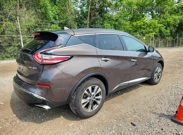 5N1AZ2MH0HN103998 2017 NISSAN MURANO Charcoal Trasero derecho