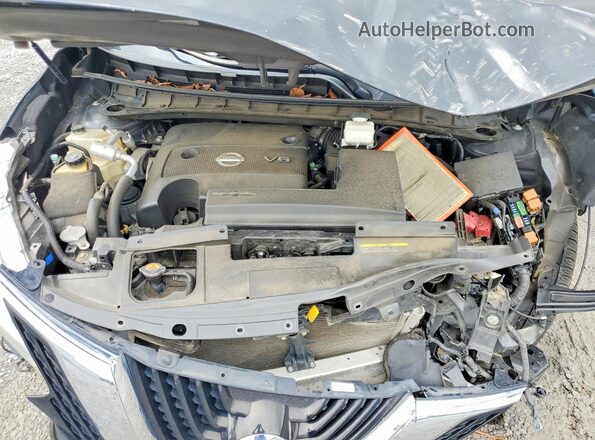 5N1AZ2MH0HN147161 2017 NISSAN MURANO Black Widok komory silnika