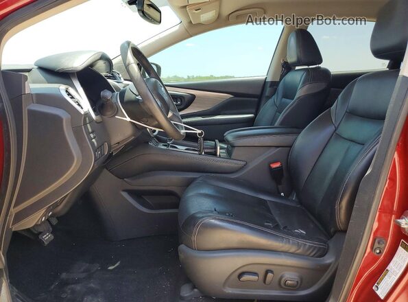 5N1AZ2MH0HN187546 2017 NISSAN MURANO Red Front interior view