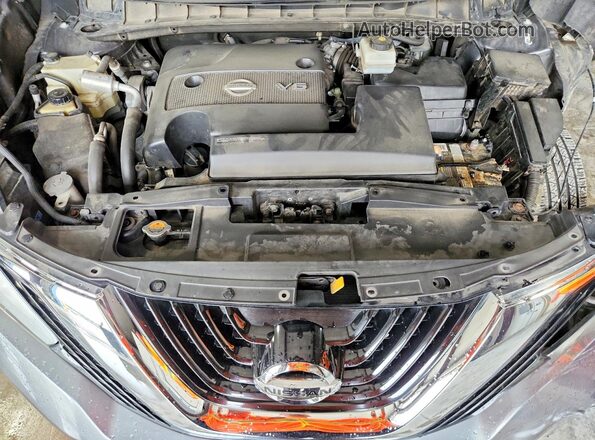 5N1AZ2MH0HN204409 2017 NISSAN MURANO Gray Սալոնի հետևի տեսք