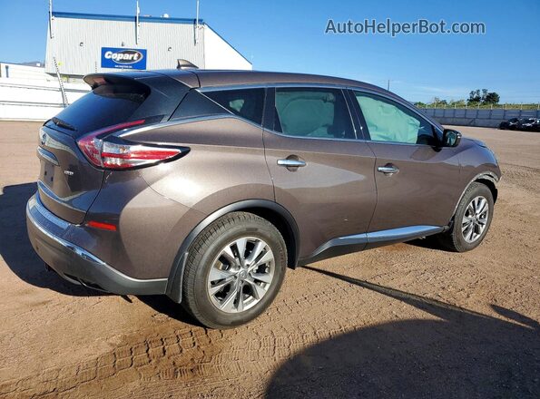 5N1AZ2MH0JN136151 2018 NISSAN MURANO Brown Trasero derecho