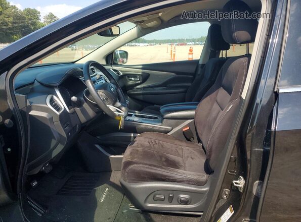 5N1AZ2MH1JN150995 2018 NISSAN MURANO Black Widok wnętrza z przodu