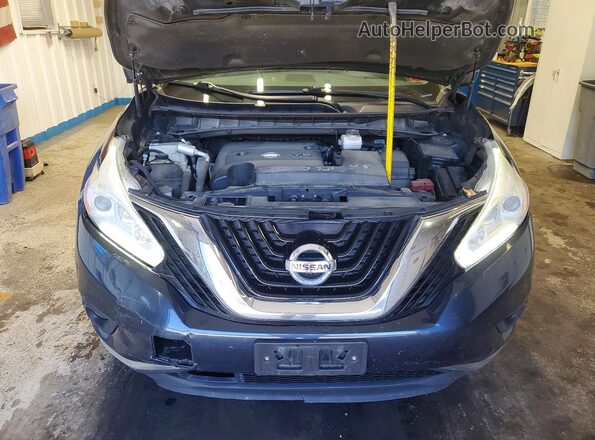 5N1AZ2MH2GN117478 2016 NISSAN MURANO Blue Vista del compartimento del motor