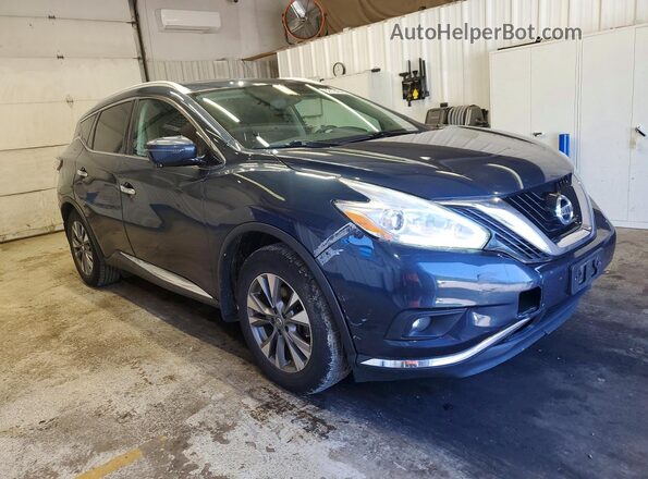 5N1AZ2MH2GN117478 2016 NISSAN MURANO Blue Delantero derecho