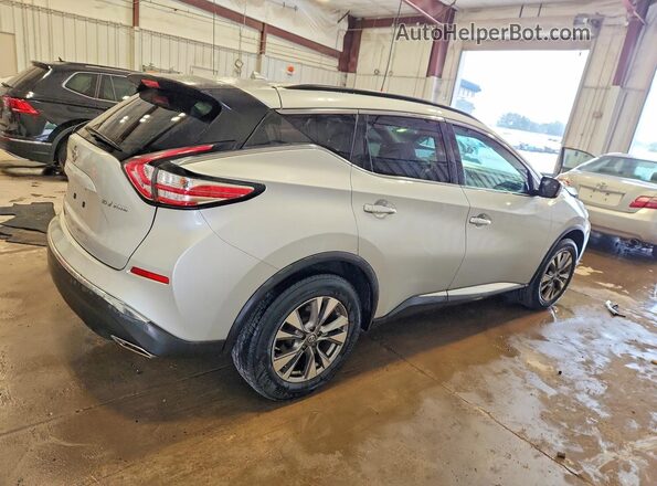 5N1AZ2MH2GN119070 2016 NISSAN MURANO Silver Задня права чверть