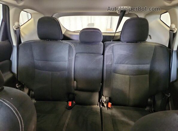 5N1AZ2MH2GN119070 2016 NISSAN MURANO Silver Вид задніх сидінь