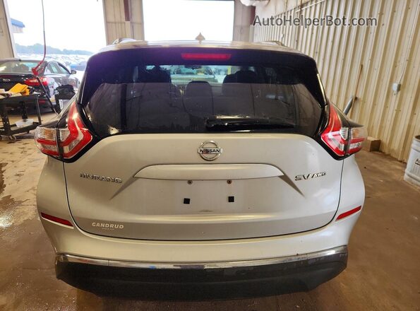 5N1AZ2MH2GN119070 2016 NISSAN MURANO Silver Вид ззаду