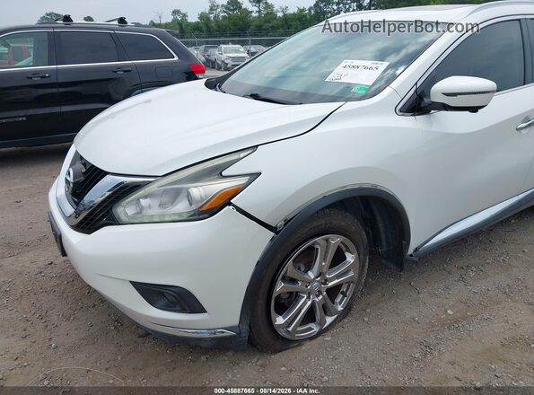 5N1AZ2MH2GN120980 2016 NISSAN MURANO White Widok z przodu