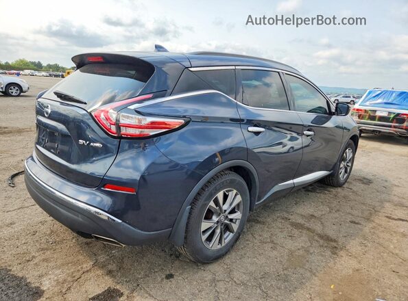 5N1AZ2MH2GN158550 2016 NISSAN MURANO Blue უკანა მარჯვენა